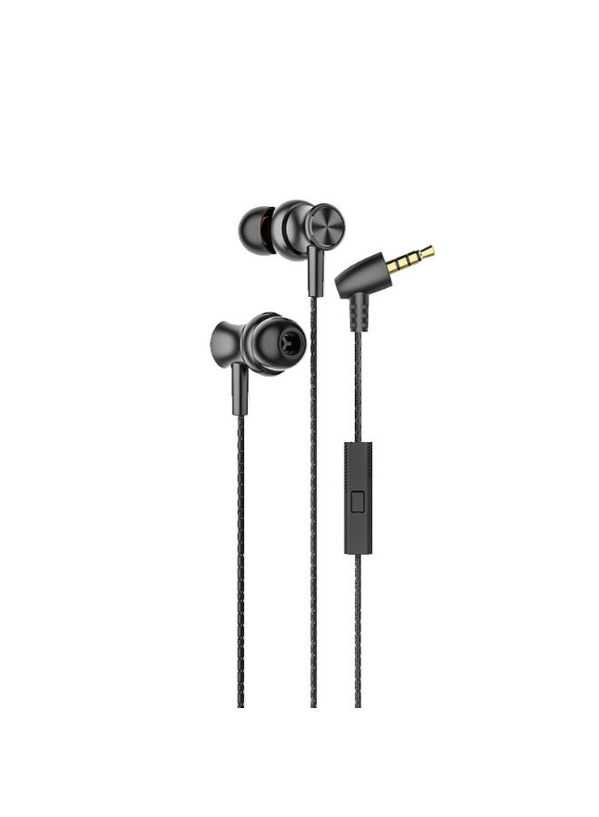 ProOne PHF3965 Handsfree - Black - Hands-Free Wired-In Earphones with Mic and Volume Control, Noise Isolation for Crystal-Clear Audio and Effortless Connectivity - Half In-ear Headset 3.5mm Jack - Image 1